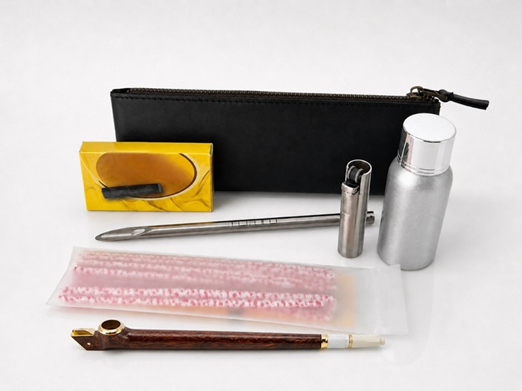 midwakh accessories placed all together